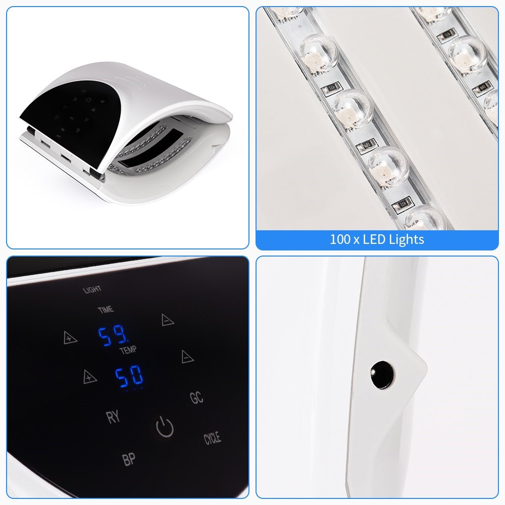 Foldable 7 Colors Photon PDT Led Light Acne Treatment Facial Mask - Beautyic.co.uk