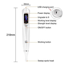 Load image into Gallery viewer, 9 Level Mole Freckle Skin Tag Spot Eraser Plasma Derma Pen - Beautyic.co.uk
