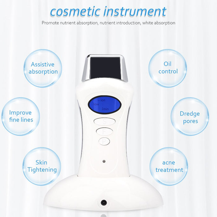 Mini Microcurrent Ion Galvanic Face Spa Device with 3 Massage Heads - Beautyic.co.uk