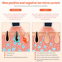 Load image into Gallery viewer, Mini Microcurrent Ion Galvanic Face Spa Device with 3 Massage Heads - Beautyic.co.uk
