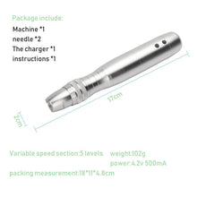 Load image into Gallery viewer, 7 LED Photon Micro-Needling Electric Derma Pen With Micro Needle - Beautyic.co.uk
