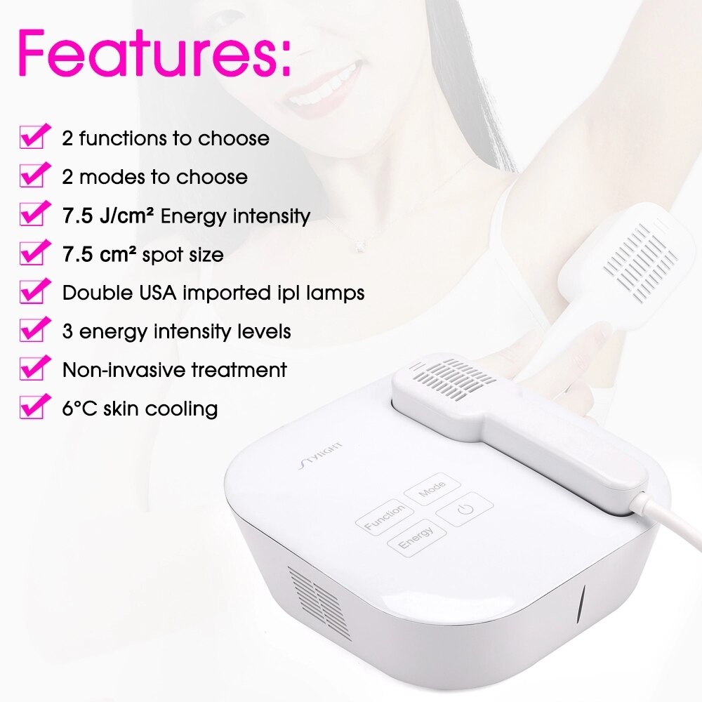 Elight IPL Permanent Hair Removal Epilator Skin Rejuvenation Beauty Machine - Beautyic.co.uk