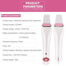 Load image into Gallery viewer, EMS &amp; Ultrasonic Facial Peeling Scrubber Deep Cleaning Vibration Massager - Beautyic.co.uk
