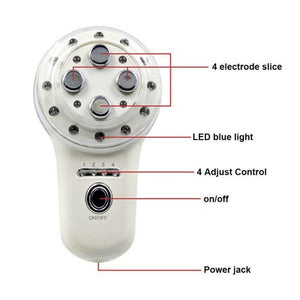 4 in 1 Mini RF Microcurrent Bio LED Electroporation Face Care Device - Beautyic.co.uk